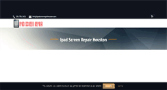 Desktop Screenshot of ipadscreenrepairhouston.com