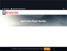 Tablet Screenshot of ipadscreenrepairhouston.com